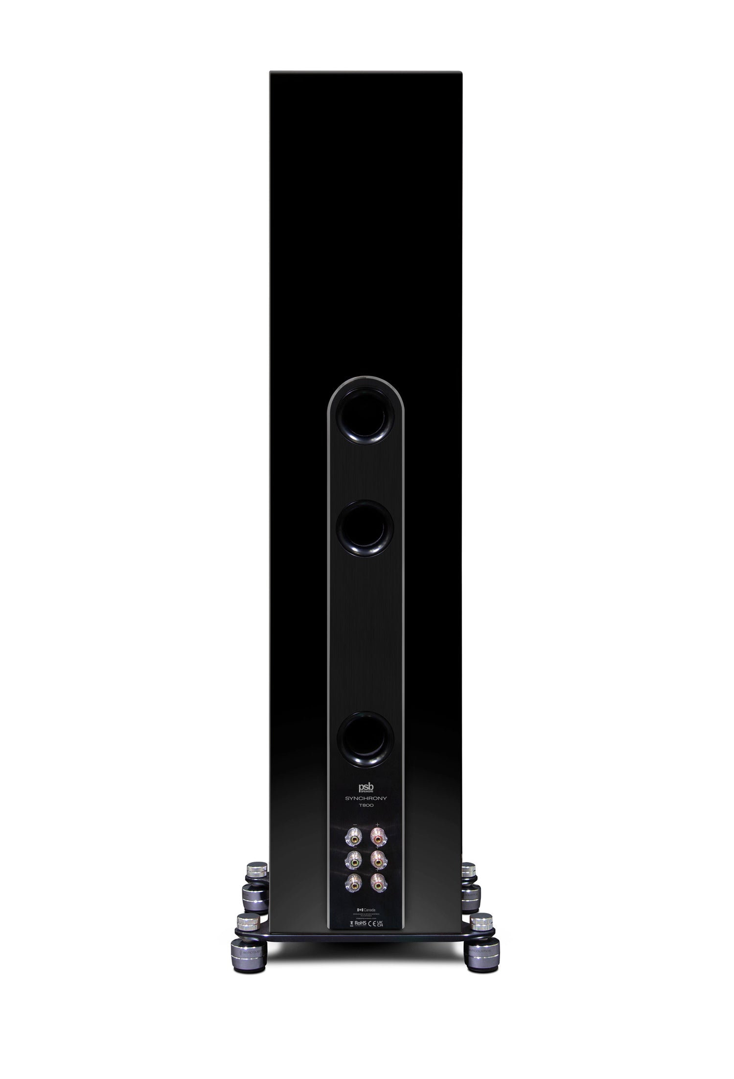 PSB Synchrony T800 Standlautsprecher Schwarz Rückseite